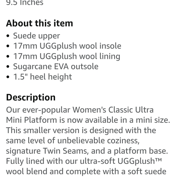 UGG Platform Tan (Chestnut) Sheepskin Kids Boots - Picture 8 of 8